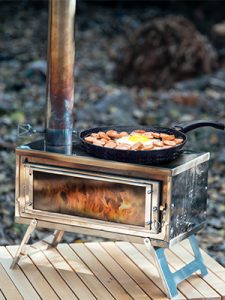 Fastfold Hot Tent Stove with Reinforced Body