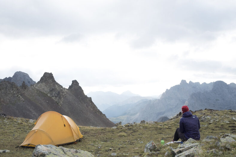 Solo camping tent